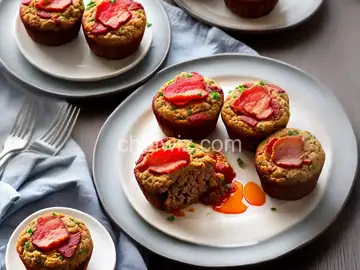 Bacon-Wrapped Meatloaf Muffins