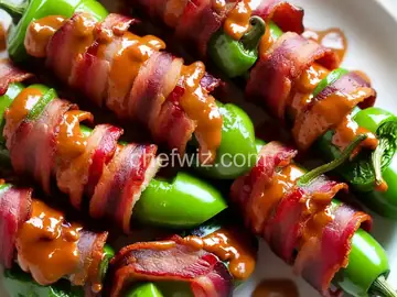 Bacon-Wrapped Peanut Butter Jalapenos