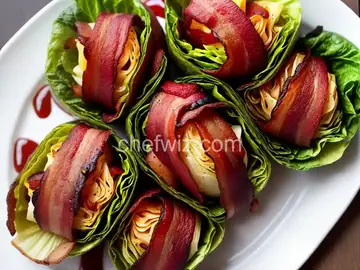 Bacon Wrapped Roasted Cabbage