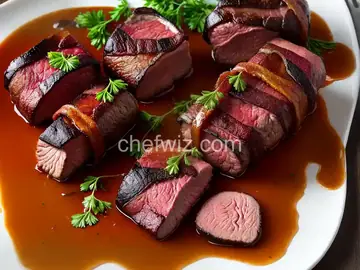 Bacon-Wrapped Venison Tenderloin