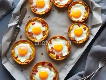 Bacon and Egg Breakfast Tarts