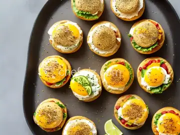 Bagel Breakfast Sliders
