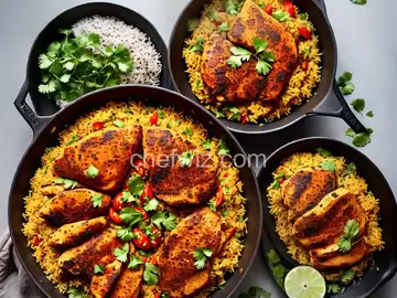 Baharat Chicken and Rice