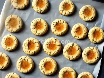 Bake and Slice Thumbprint Cookies