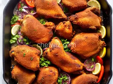 Baked BBQ Fried Chicken