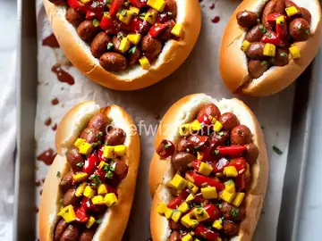 Baked BBQ Pretty ? Hot Dogs ?