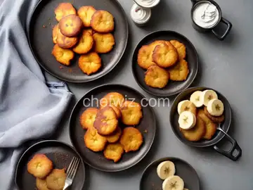 Baked Banana Fritters