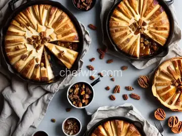 Baked Brie with Maple Caramelized Apples and Spiced Praline Bacon