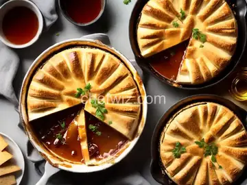 Baked Brie with Quebec Maple Syrup