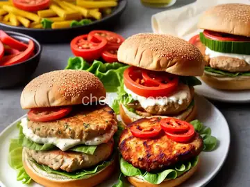 Baked Chicken Burger