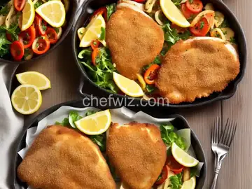 Baked Chicken Schnitzel