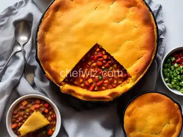 Baked Chili Cornbread Pot Pie