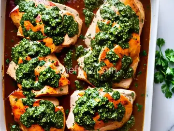 Baked Chimichurri Chicken
