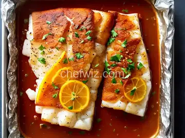 Baked Cod in Foil