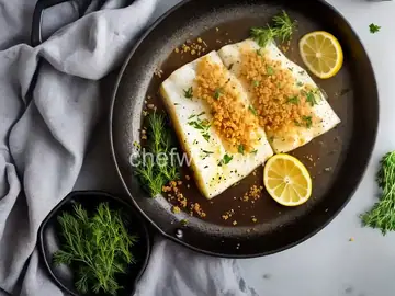 Baked Cod with Garlic And Herb Ritz Crumbs