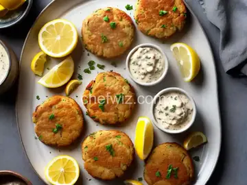Baked Crabcakes with Old Bay Remoulade