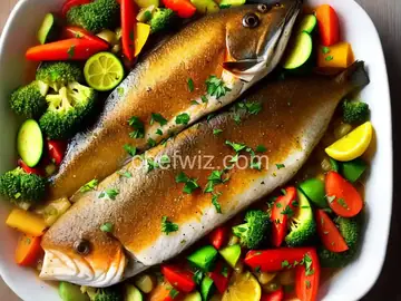 Baked Fish with Frozen Vegetables