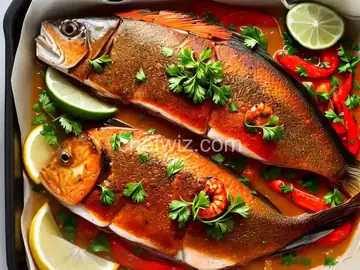 Baked Fish with Shrimp