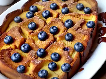 Baked French Toast with Blueberries