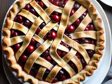 Baked Fresh Cherry Pie