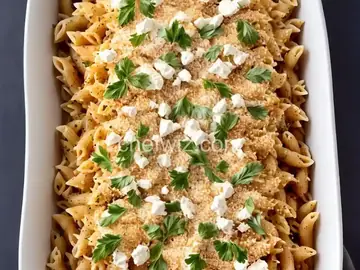 Baked Goat Cheese Pasta