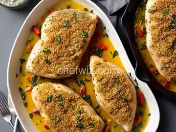 Baked Herb-Crusted Chicken Breast