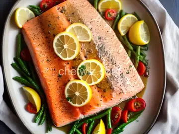 Baked Lemon-Butter Salmon