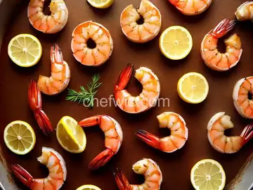 Baked Lemon Shrimp with Garlic