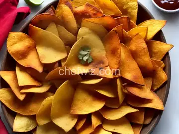 Baked Mexican Chips on a Stick