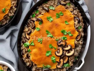 Baked Mushroom Rice