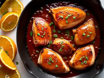 Baked Orange-Glazed Chicken