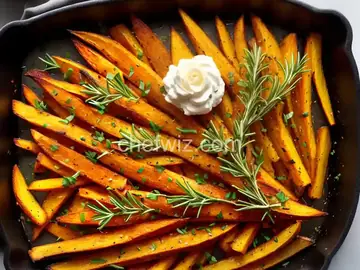 Baked Parsnip Fries with Rosemary