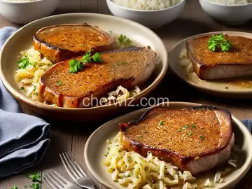 Baked Pork Chops with Sauerkraut