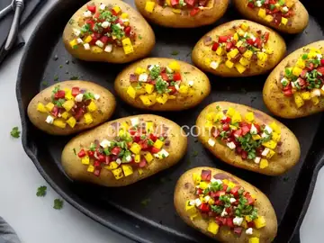Baked Potatoes on the Grill