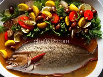 Baked Red Snapper with Fennel and Olives