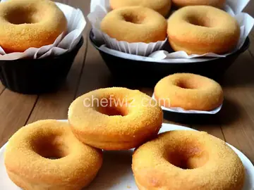 Baked Rice Flour Doughnuts