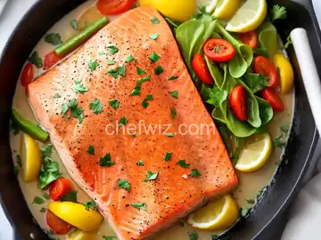 Baked Salmon Steak