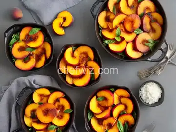 Baked Sliced Peaches