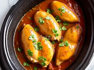 Baked Slow Cooker Chicken