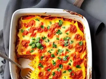 Baked Spaghetti Squash Lasagna Style