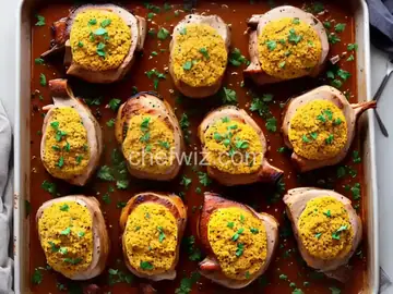 Baked Stuffed Pork Chops