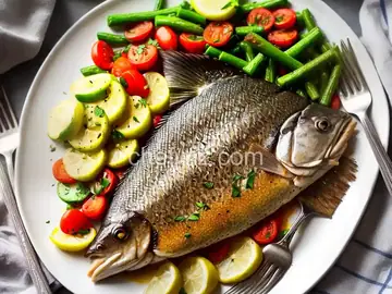 Baked Tilapia with Veggies in Foil