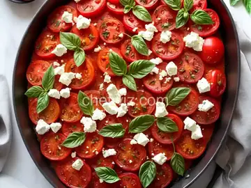 Baked Tomatoes with Goat Cheese