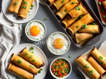 Baked Vegetable Egg Rolls