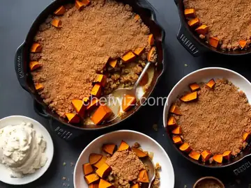 Baked Yams with Pecan Crumble