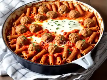Baked Ziti with Meatballs