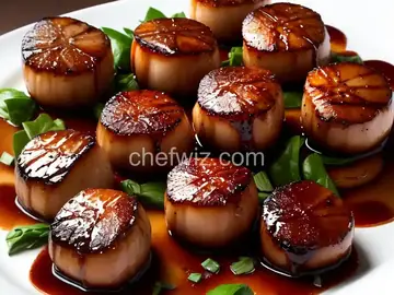 Balsamic-Glazed Sea Scallops