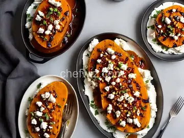 Balsamic-Roasted Pumpkin with Goat Cheese