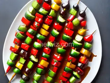 Balsamic Vegetable Skewers Recipe