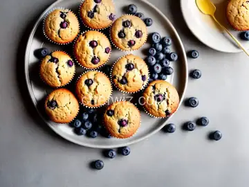 Banana Blueberry Muffins